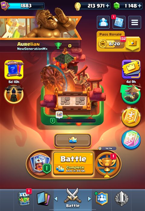 Cont boostat — Clash Royale