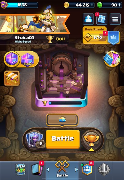 Cont boostat — Clash Royale